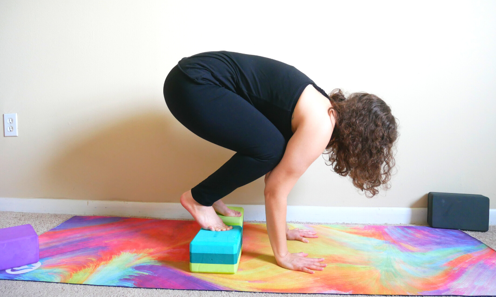 using blocks in yoga crow pose 2 blocks — Tamara Fayad Yoga
